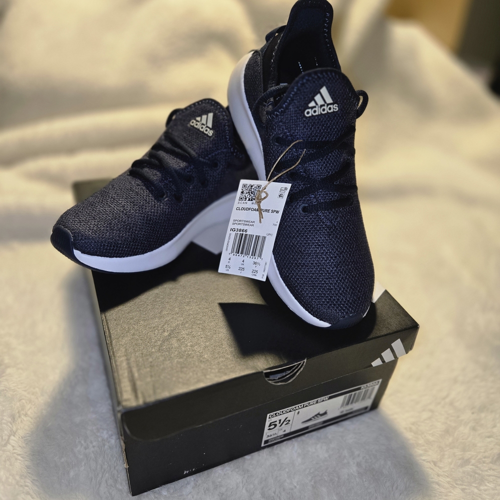 adidas Navy Blue Athletic Shoes